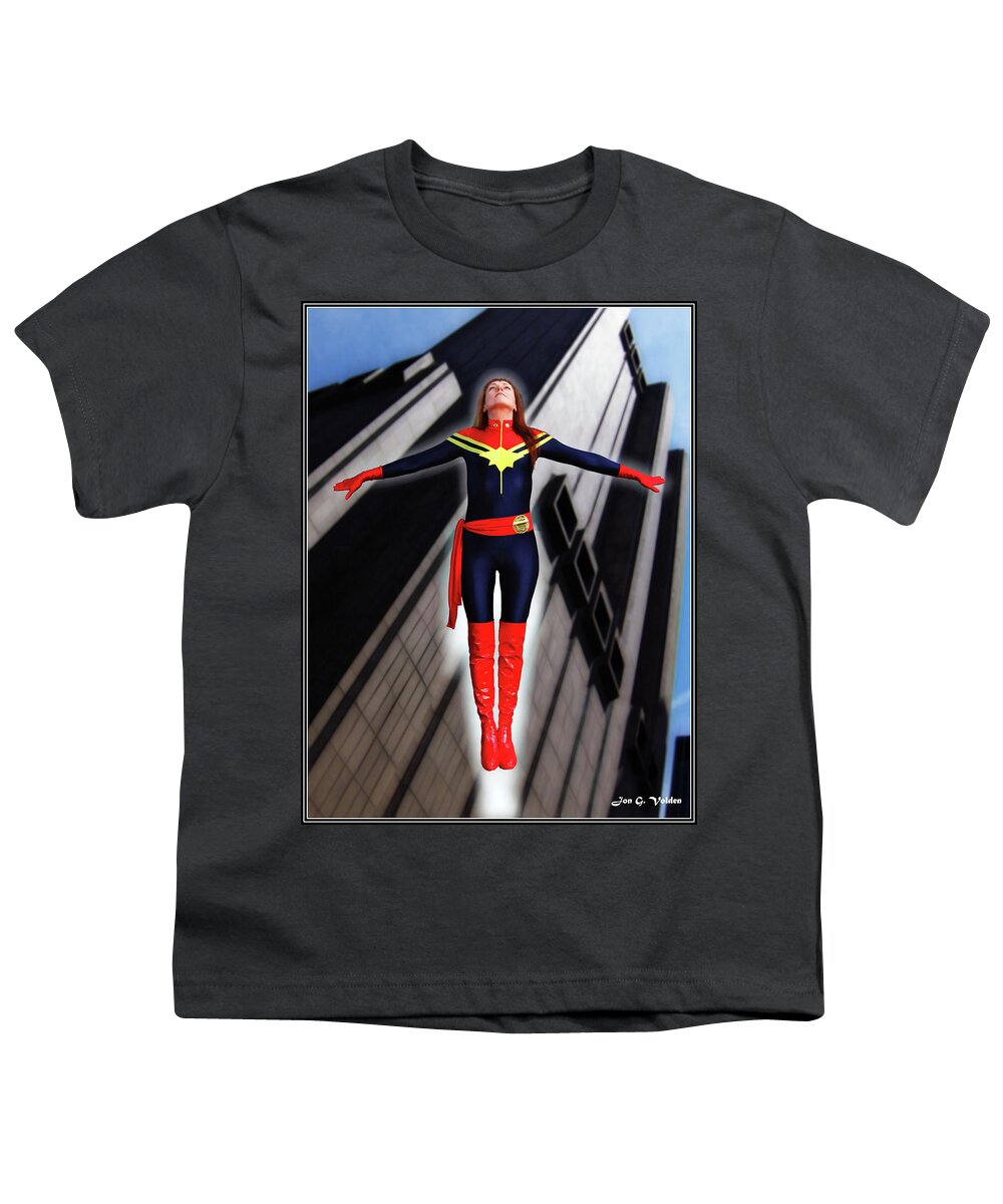 Captain Youth T-Shirt featuring the photograph Going Up by Jon Volden