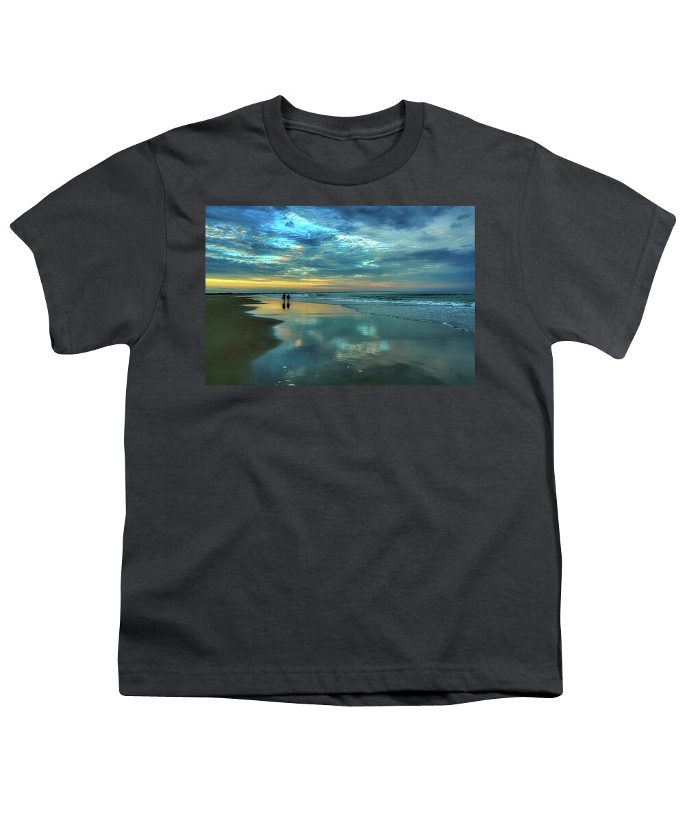  Youth T-Shirt featuring the photograph Gorgeous Sunset at Ogunquit Beach by Penny Polakoff