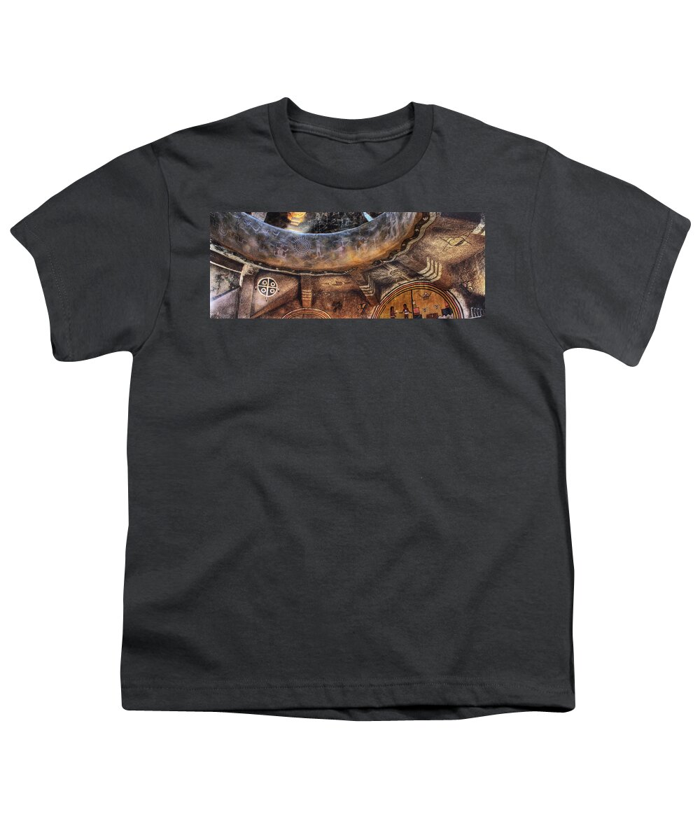 Watch Tower Youth T-Shirt featuring the photograph Grand Canyon Tower Wall Abstract No 3 by Wayne King