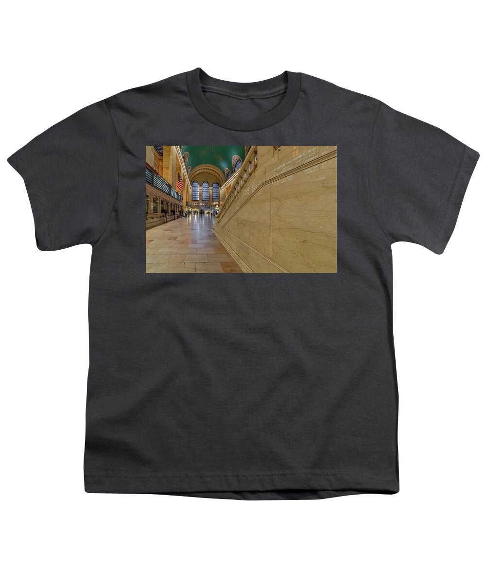 Grand Central Terminal Youth T-Shirt featuring the photograph Grand Central Terminal NYC by Susan Candelario