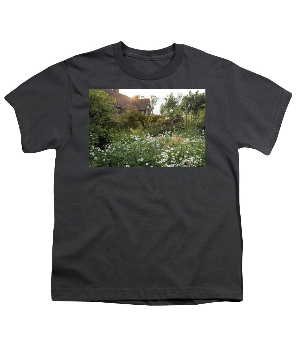 Wildflower Youth T-Shirt featuring the photograph Great Dixter, June Flowers by Perry Rodriguez