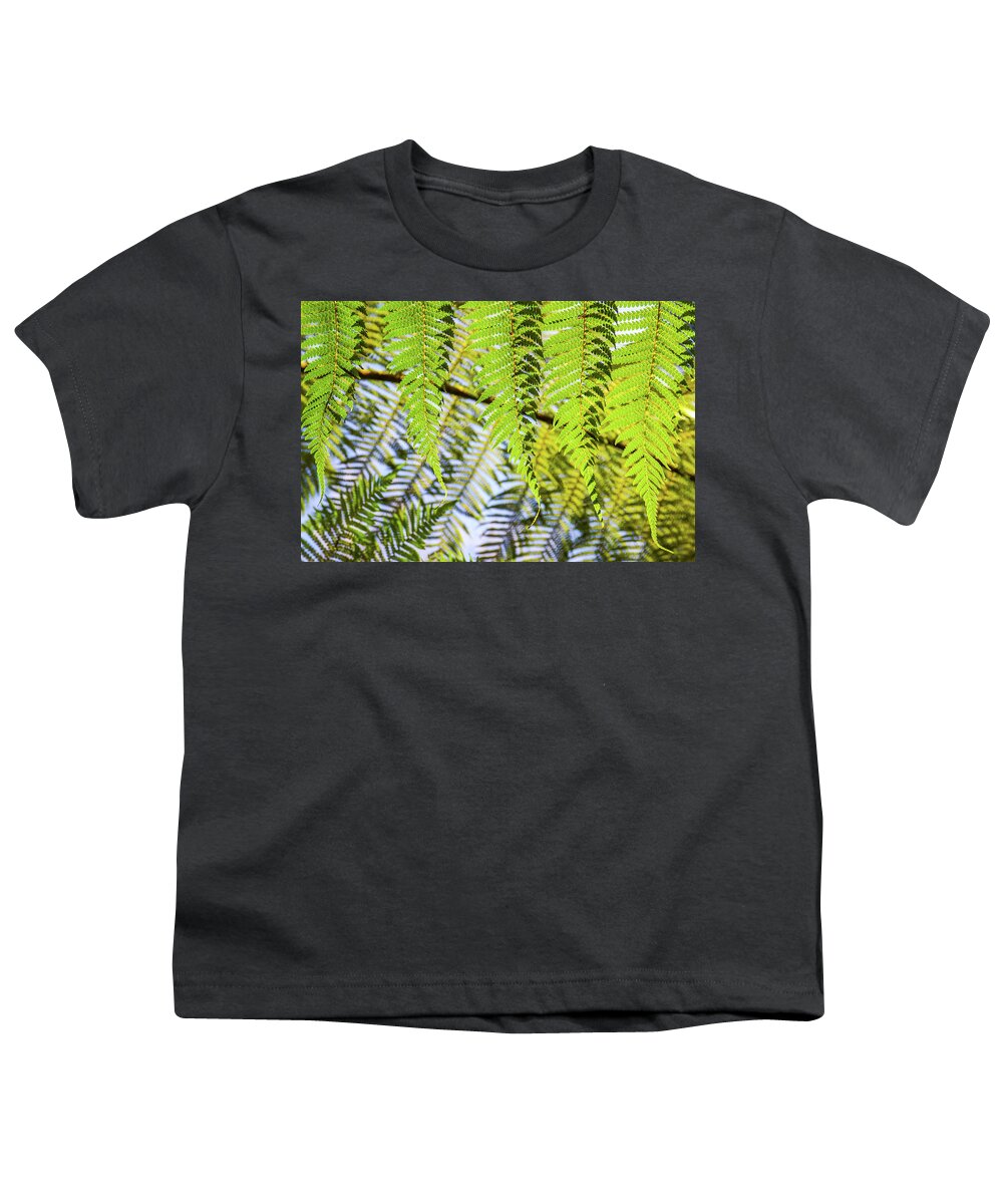 Green Plants Youth T-Shirt featuring the photograph Green Fern by Carlos Caetano
