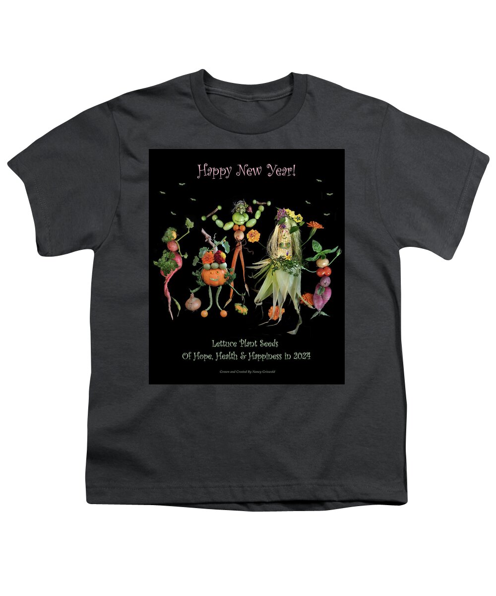 Happy New Year Youth T-Shirt featuring the photograph Happy New Year To All by Nancy Griswold