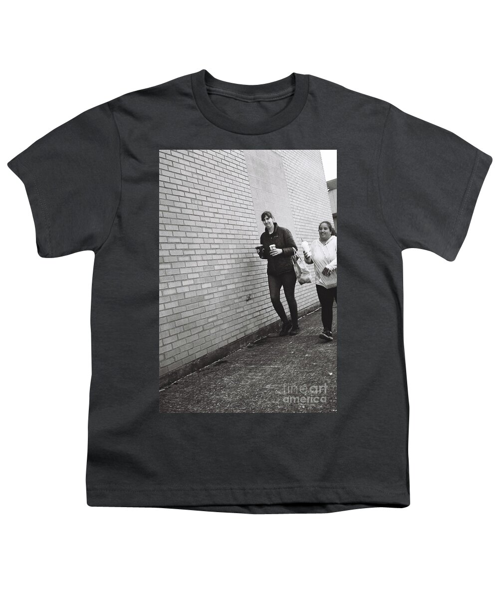 Street Photography Youth T-Shirt featuring the photograph Happy Refreshments by Chriss Pagani