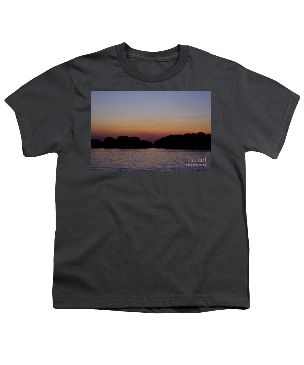 Harmony Youth T-Shirt featuring the photograph Harmony And Peace of Sunset by Leonida Arte