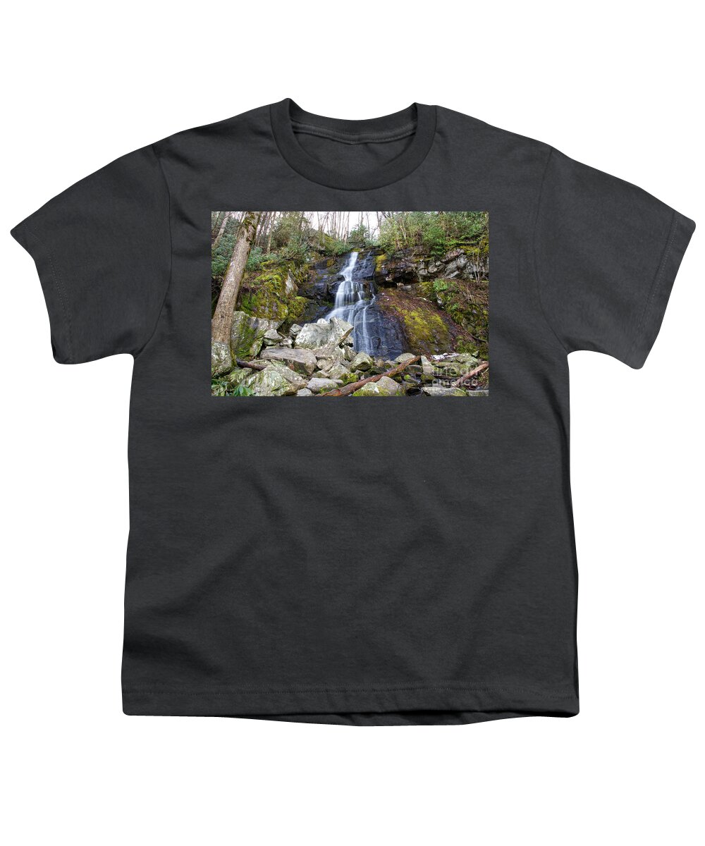 Hen Wallow Falls Youth T-Shirt featuring the photograph Hen Wallow Falls 13 by Phil Perkins