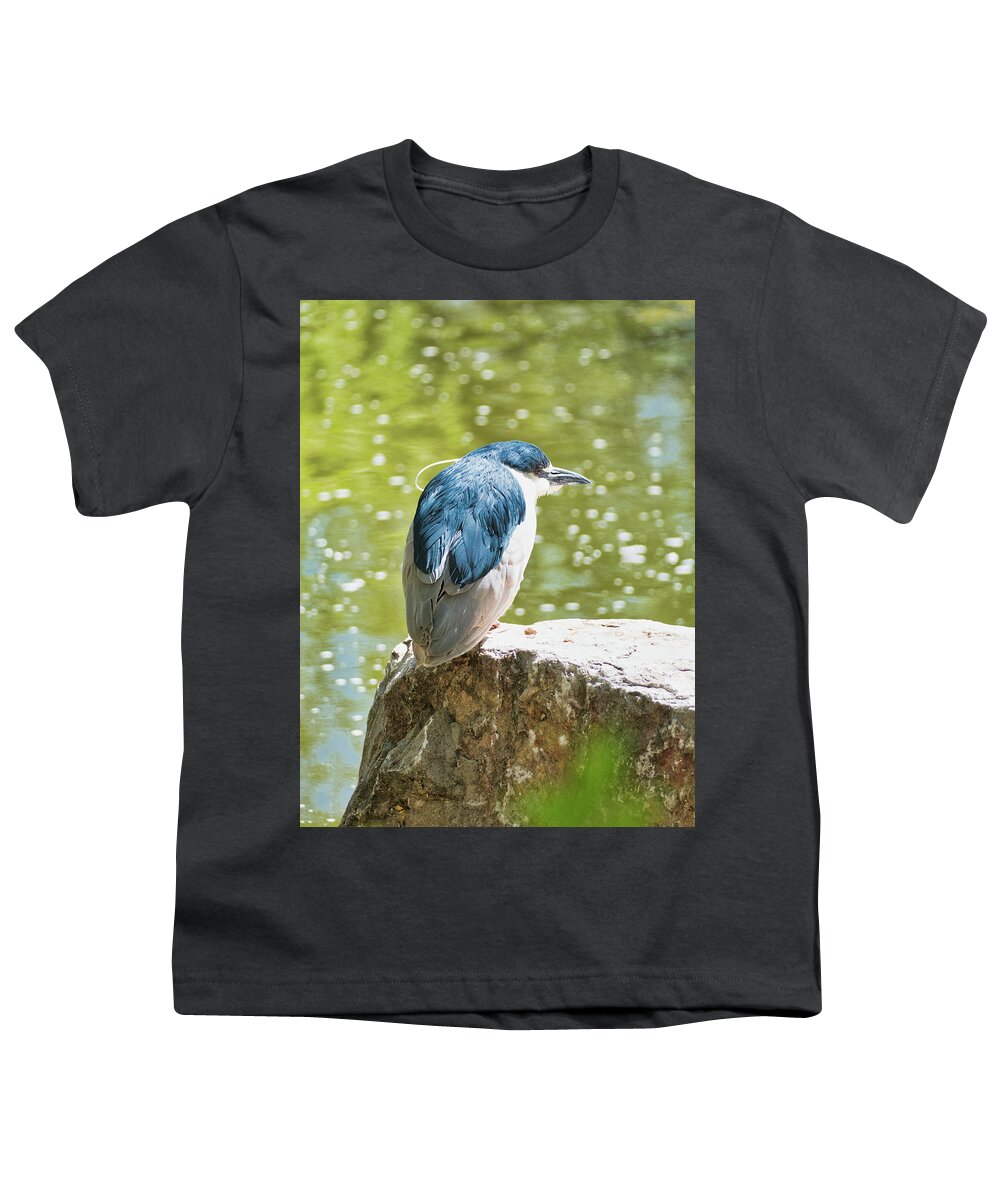 Animals Youth T-Shirt featuring the photograph Heron by Segura Shaw Photography