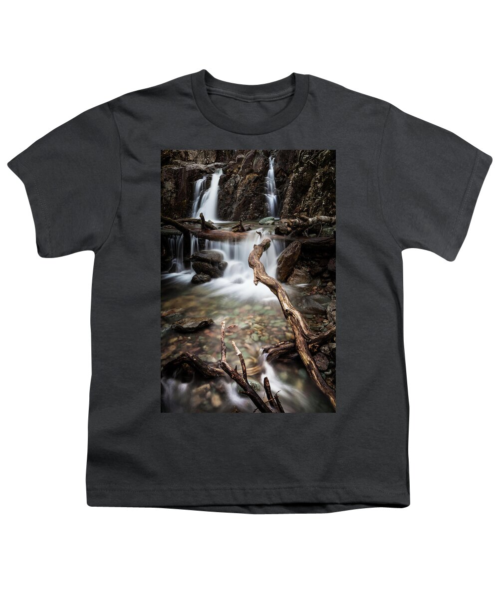 Waterfall Youth T-Shirt featuring the photograph Hidden Waterfall by Anita Nicholson