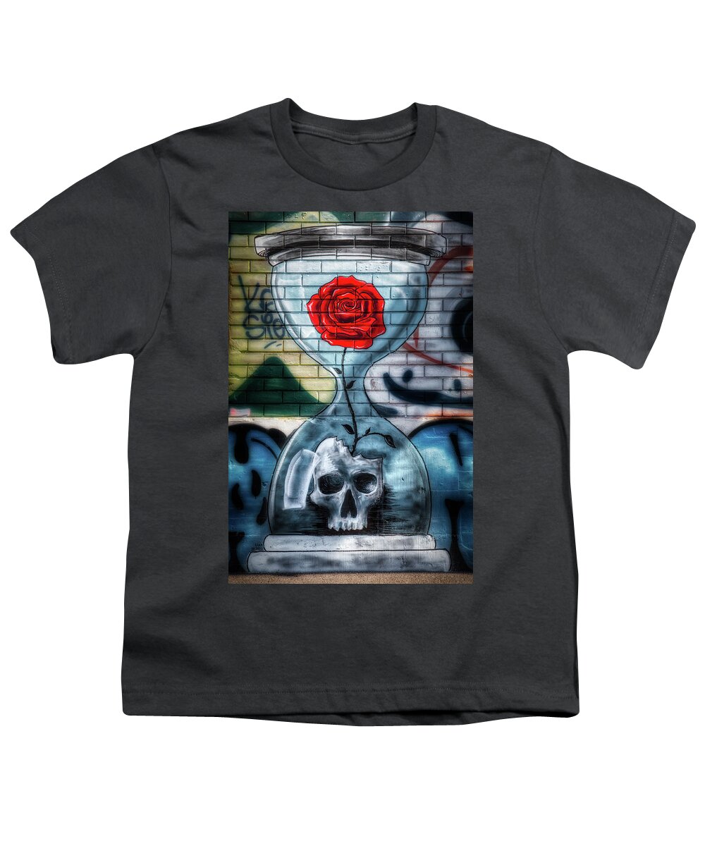 Graffiti Youth T-Shirt featuring the photograph Hourglass bricks by Micah Offman