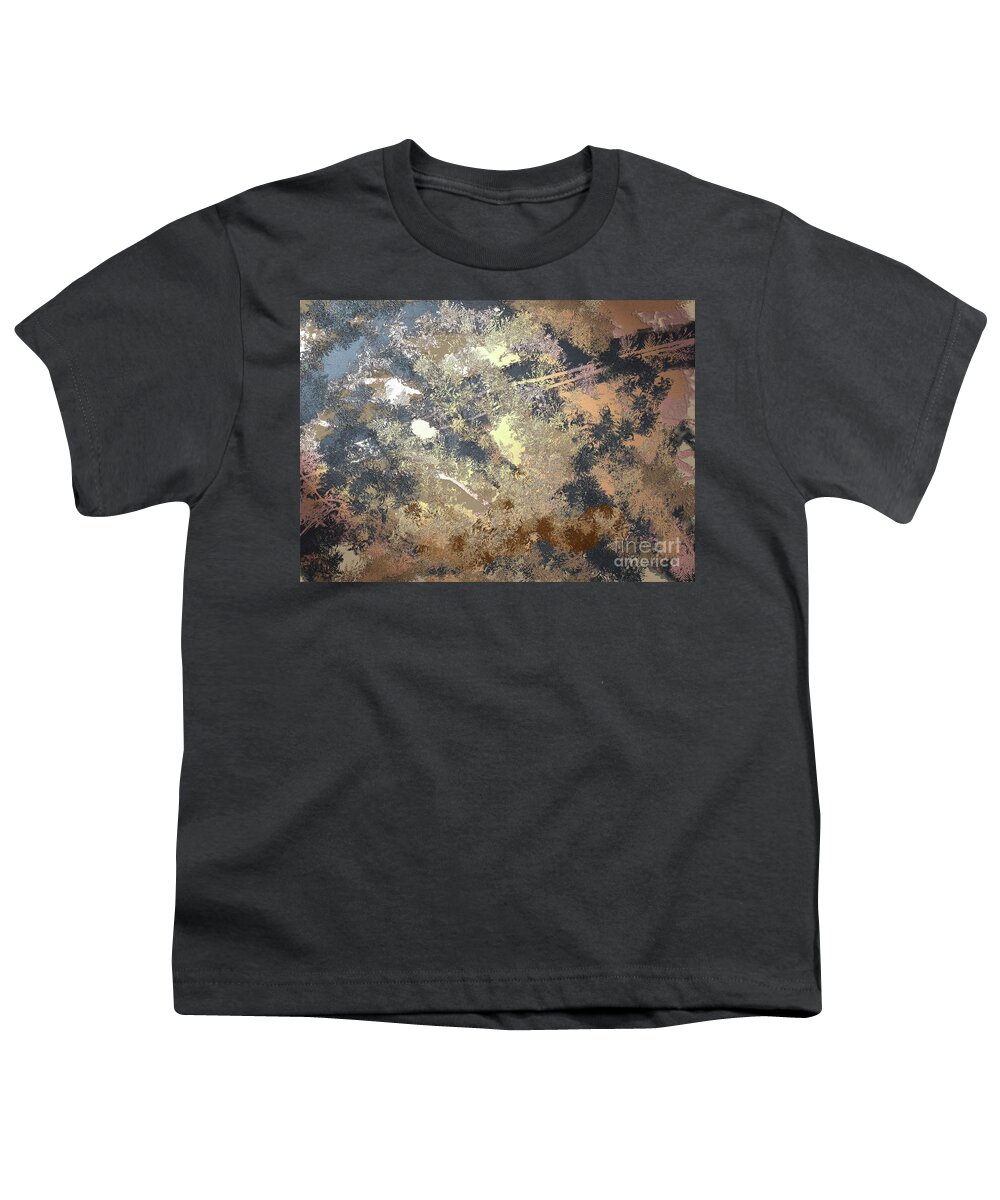 Abstract Youth T-Shirt featuring the digital art Improvisation 11220 by Bentley Davis
