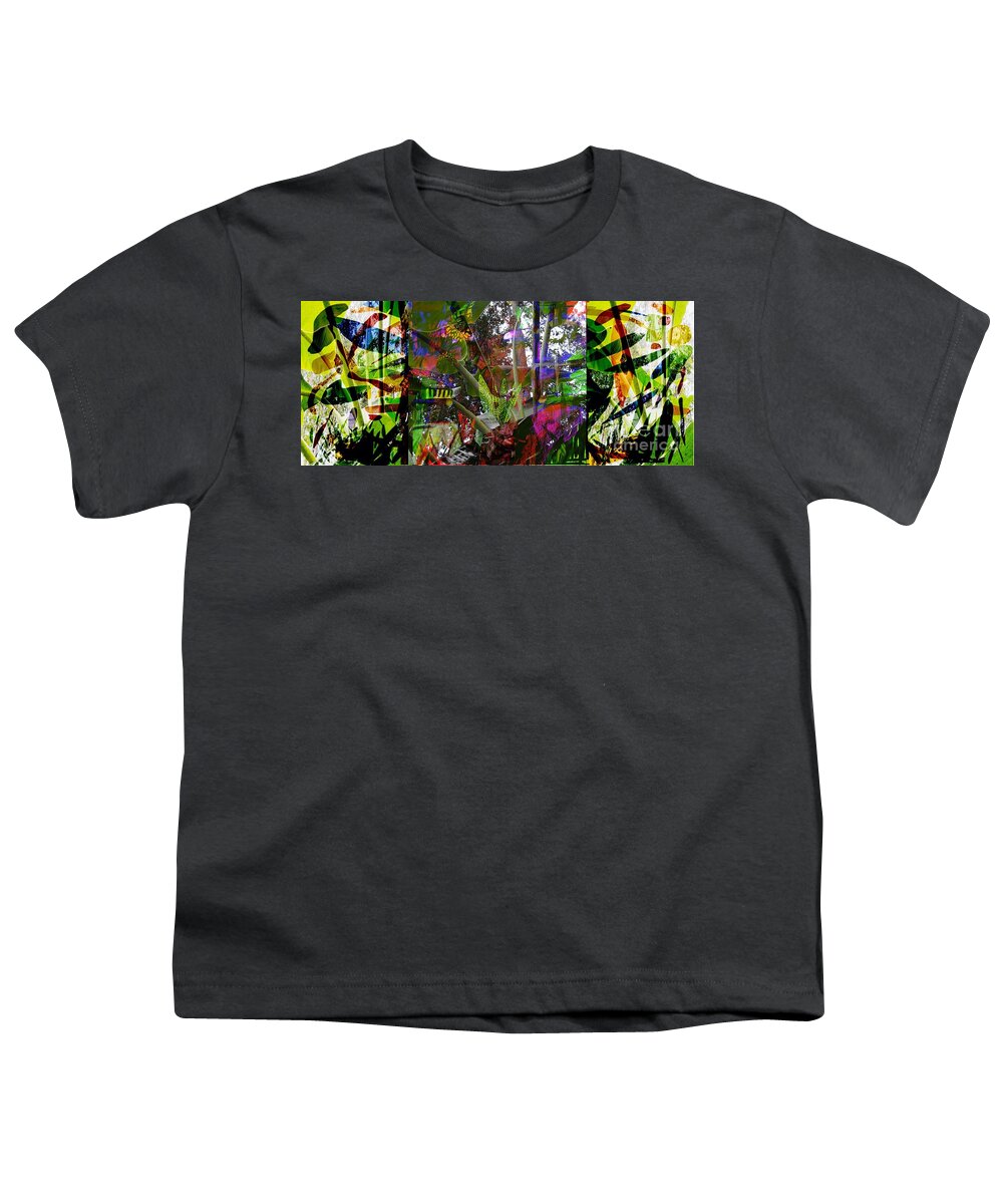 Jungle Youth T-Shirt featuring the digital art It's Like A Jungle Sometimes by Joe Roache