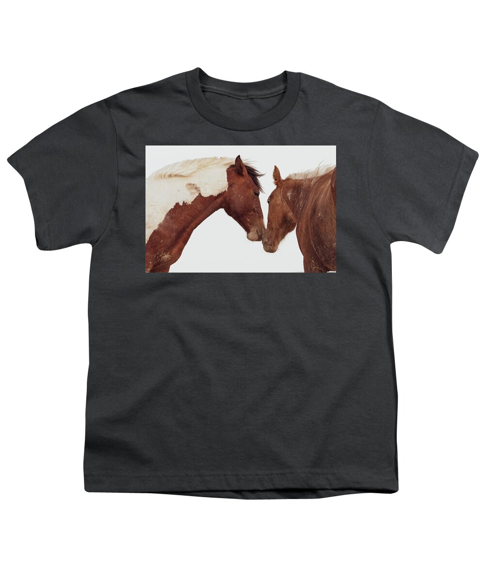 Wild Horses Youth T-Shirt featuring the photograph It's OK by Mary Hone