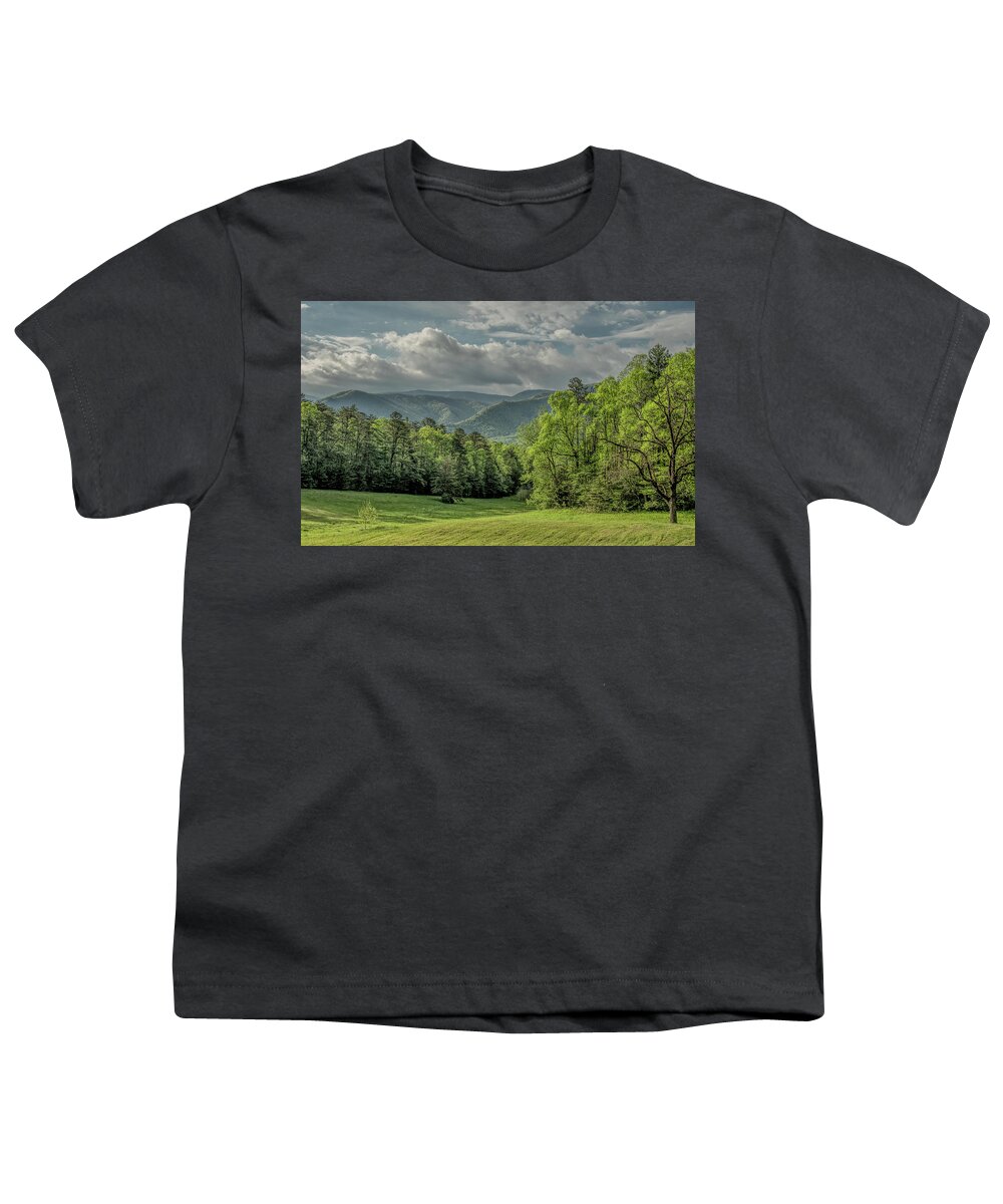  Youth T-Shirt featuring the photograph Jubilance of Spring, Great Smoky Mountains National Park by Marcy Wielfaert
