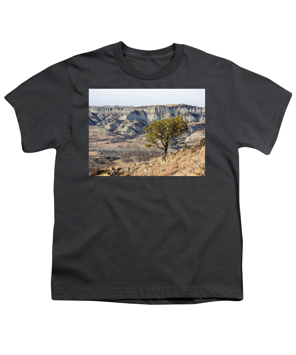 Tree Youth T-Shirt featuring the photograph Juniper on the Ridge by Amanda R Wright