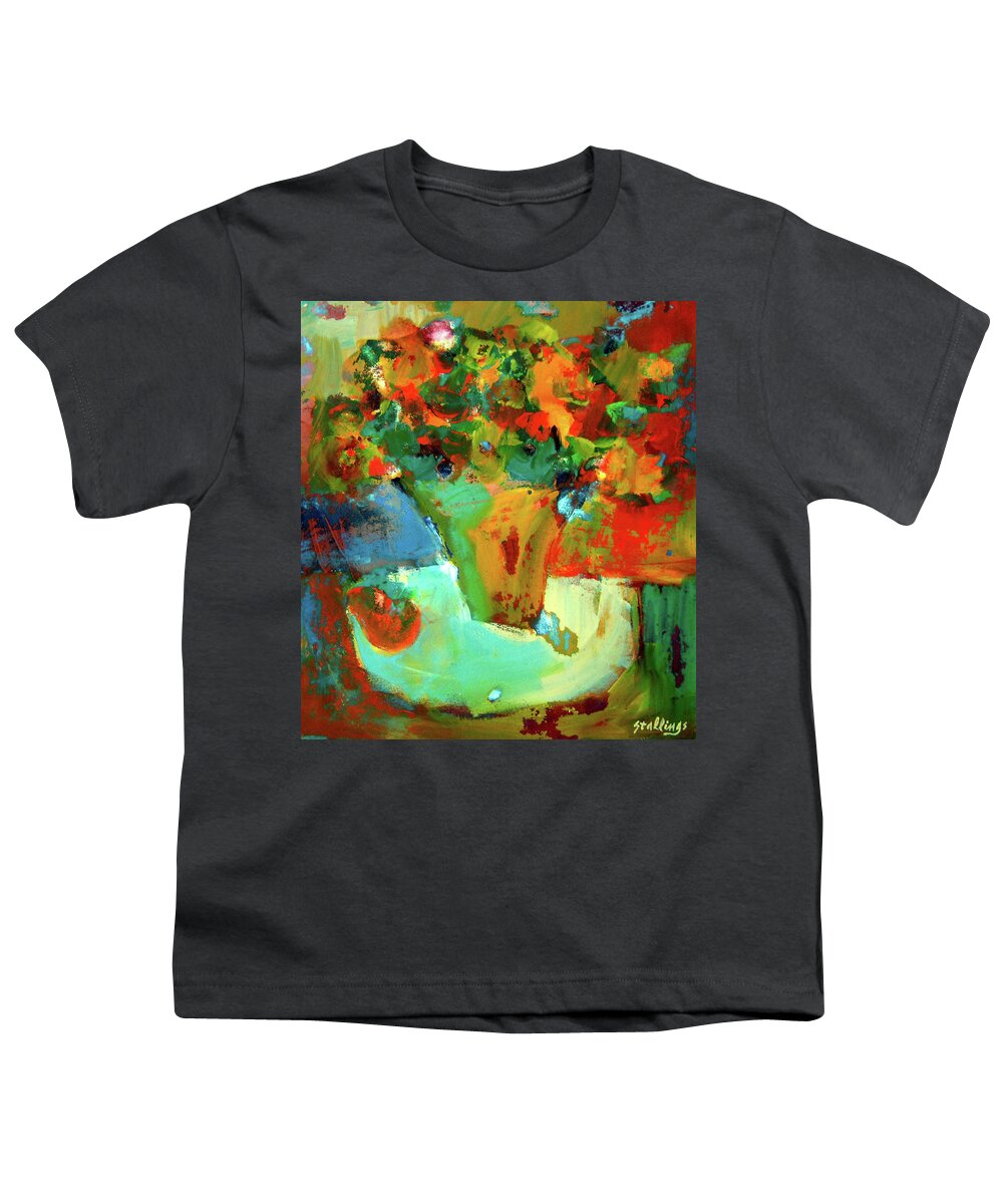 Still Life Youth T-Shirt featuring the painting Just Picked by Jim Stallings