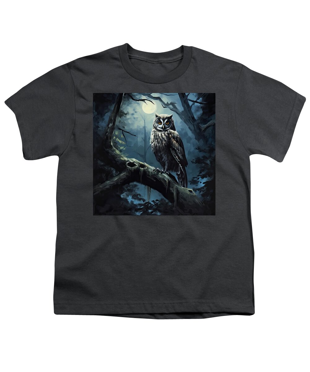 Owl Youth T-Shirt featuring the photograph Keeper Of Spirits by Lourry Legarde