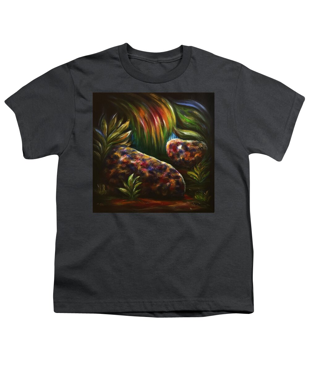 Latte Stone Youth T-Shirt featuring the painting Kings Latte Stone 1 by Michelle Pier
