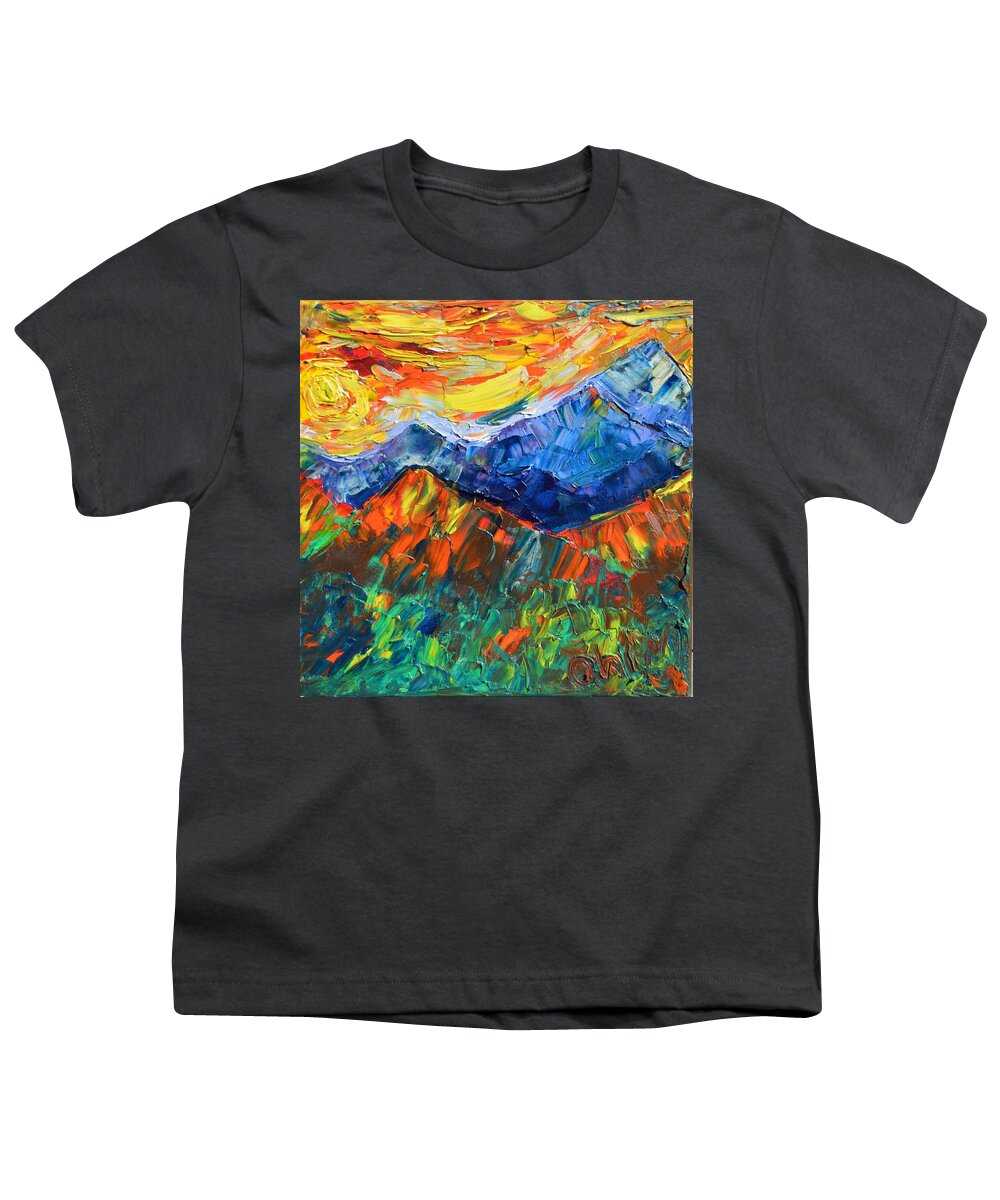  Youth T-Shirt featuring the painting KK b by Chiara Magni