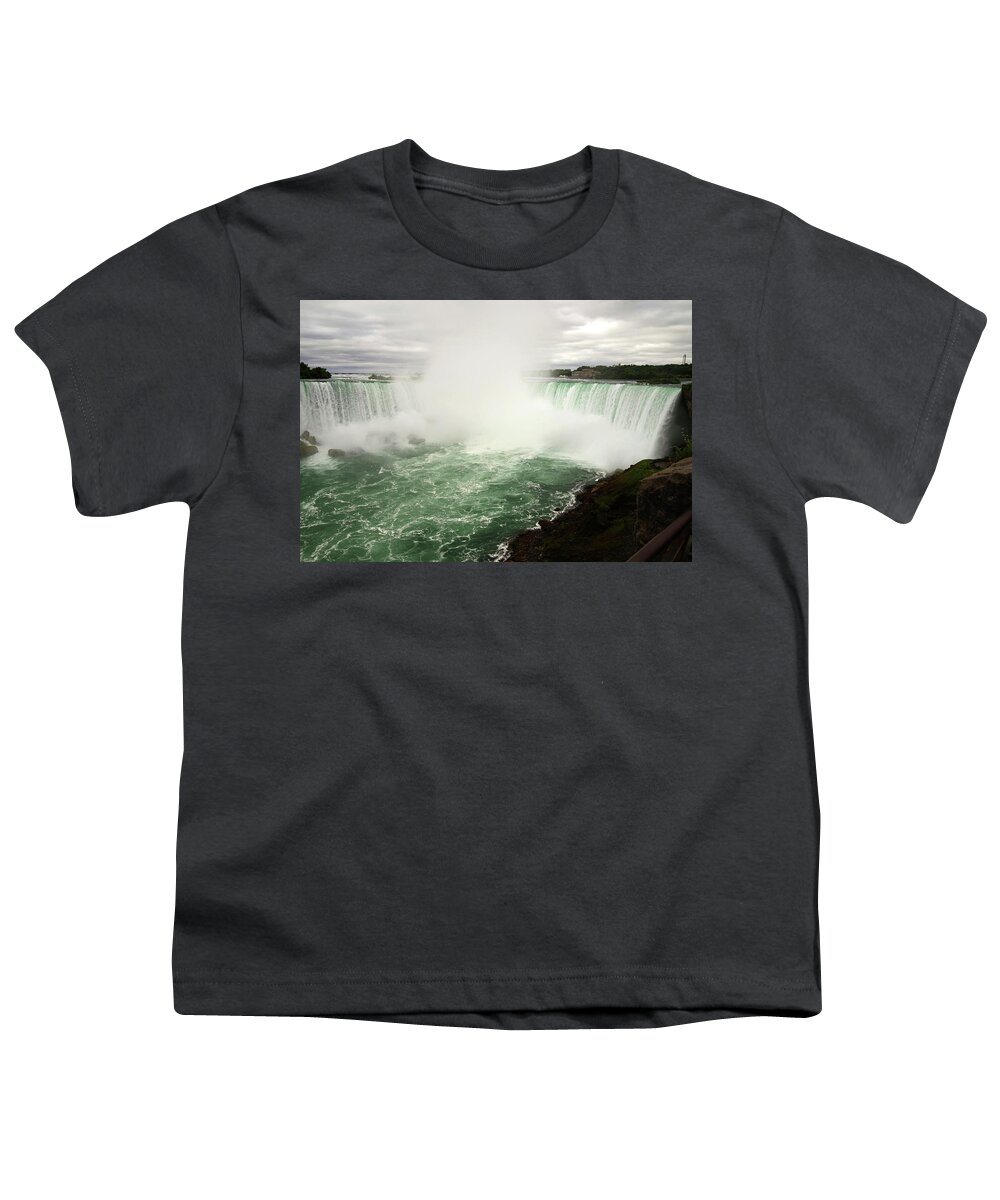 Niagara Falls Youth T-Shirt featuring the photograph Knrq0605 by Henry Butz