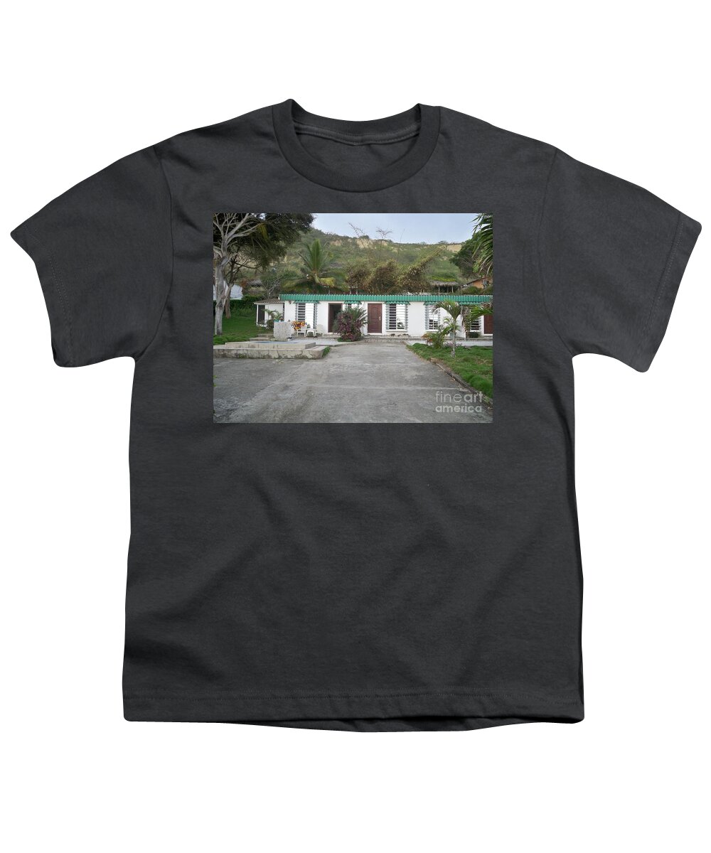 House Youth T-Shirt featuring the photograph La Entrada, Ecuador by Nancy Graham