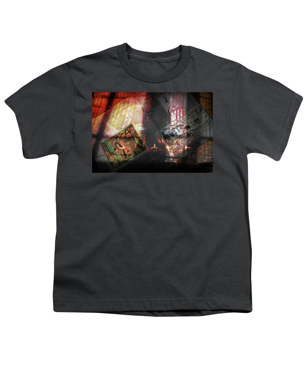 Legalities Of Witch Hunting Youth T-Shirt featuring the photograph Legalities of Witch Hunting by Sharon Popek