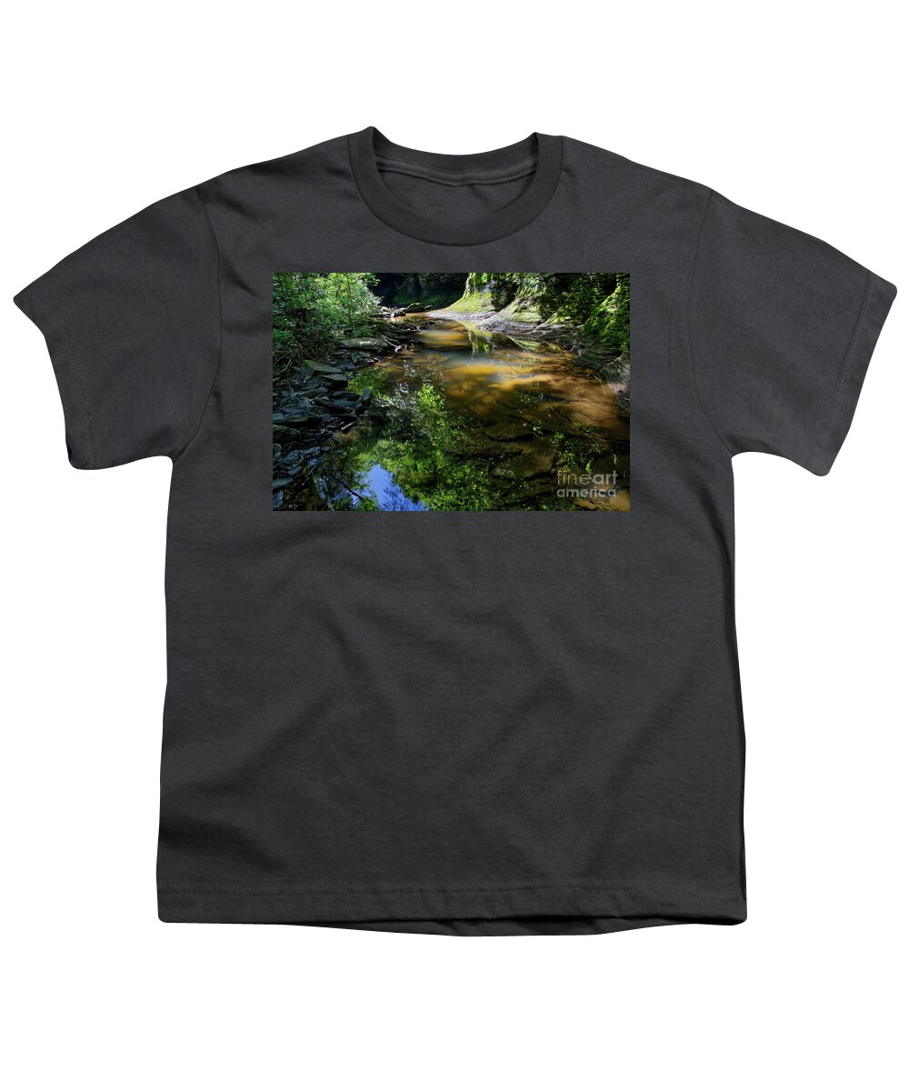 Little Piney Creek Youth T-Shirt featuring the photograph Little Piney Creek 1 by Phil Perkins