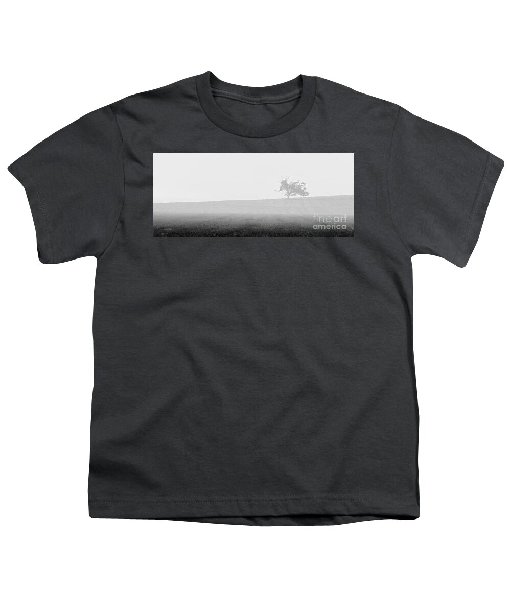 Nature Youth T-Shirt featuring the photograph Lonely Hilltop by Marvin Spates