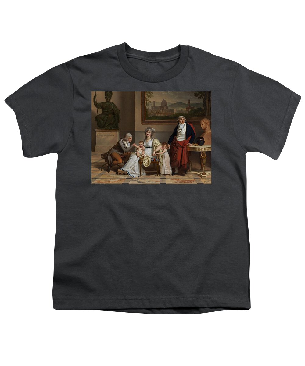 Animal Youth T-Shirt featuring the painting Louis Gauffier by MotionAge Designs