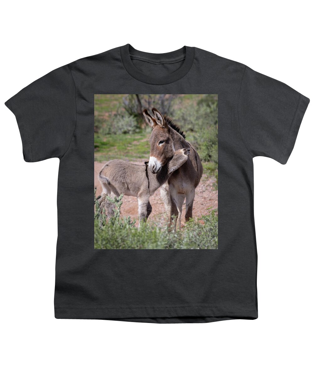 Wild Burro Youth T-Shirt featuring the photograph Love you mom by Mary Hone