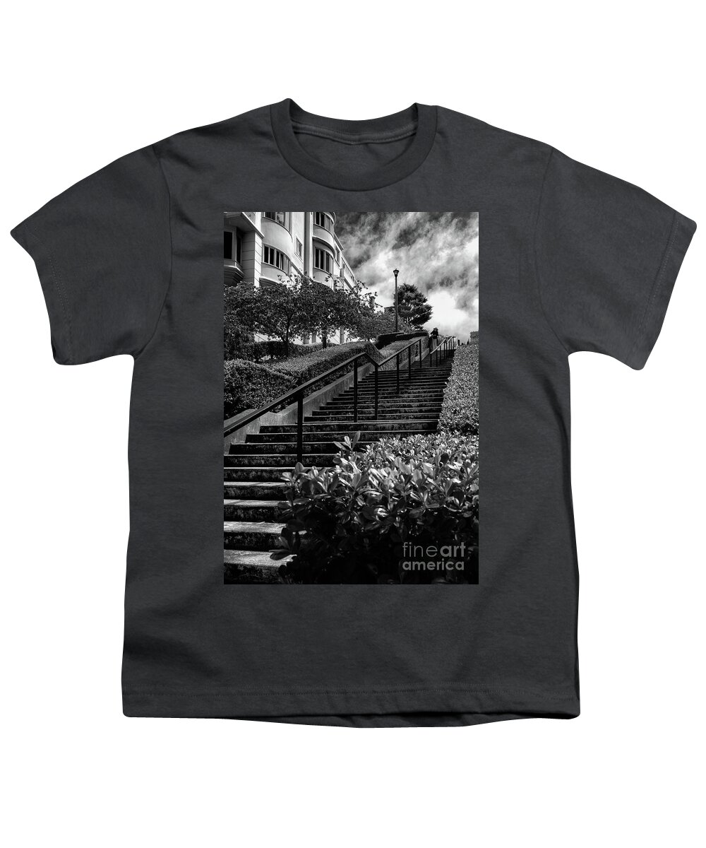Sfo Youth T-Shirt featuring the photograph Lyon Street Steps by Doug Sturgess