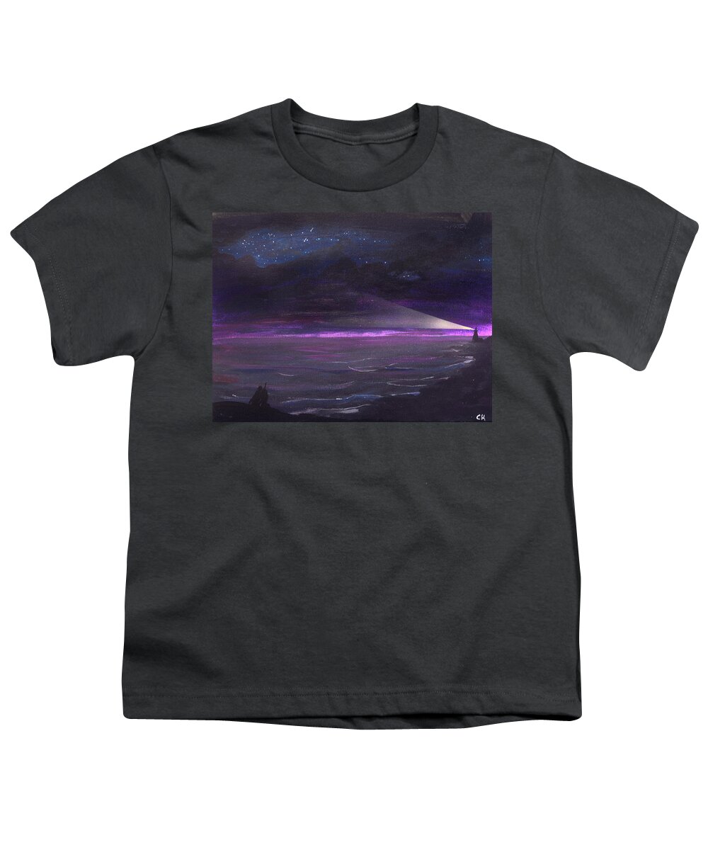Sea Youth T-Shirt featuring the painting Magical Sea by Chance Kafka