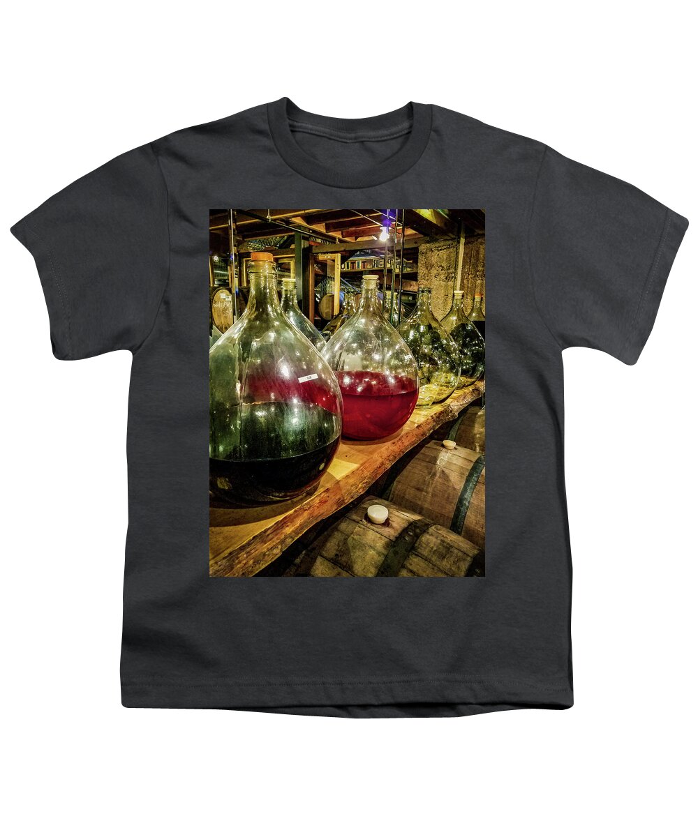 Mead Youth T-Shirt featuring the photograph Making Mead by Bonny Puckett