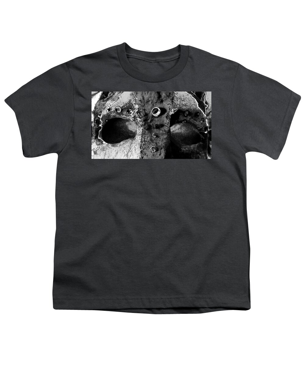 Masks Youth T-Shirt featuring the digital art Masque de Vie 4 by Aldane Wynter