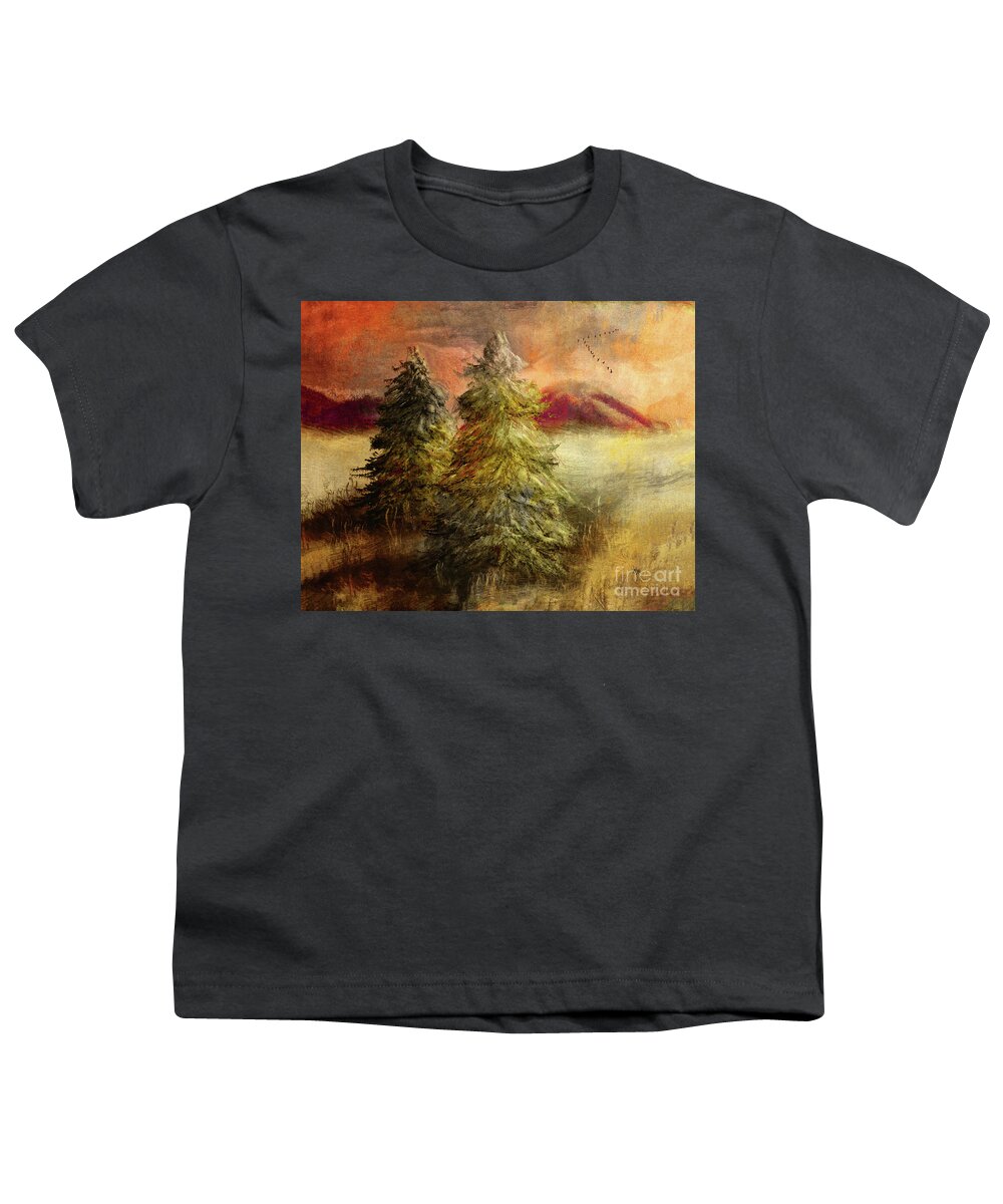 Tree Youth T-Shirt featuring the digital art Maybe This Year by Lois Bryan