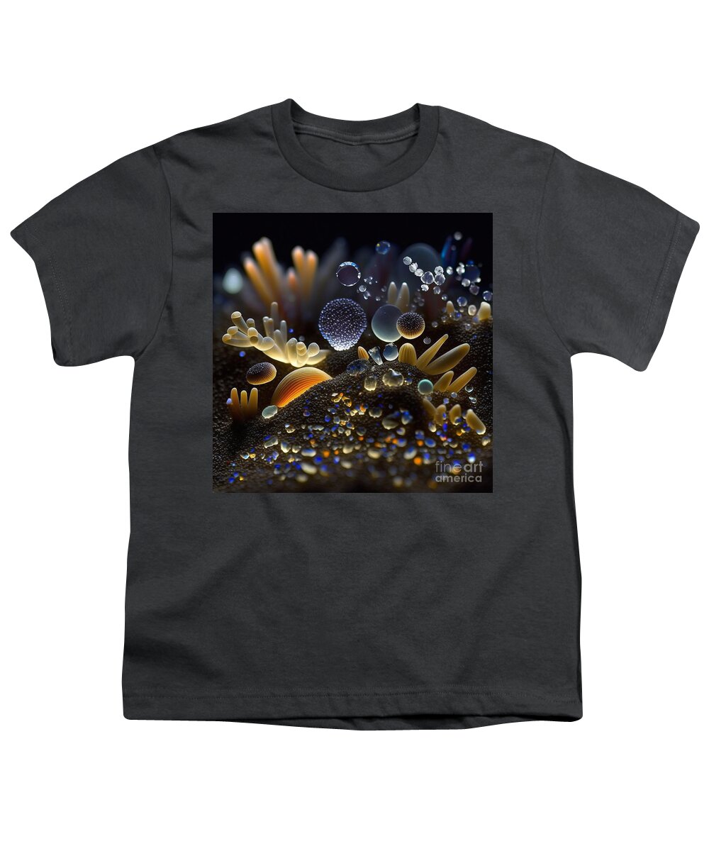 Sand Youth T-Shirt featuring the digital art Midnight Beach IV by Jay Schankman