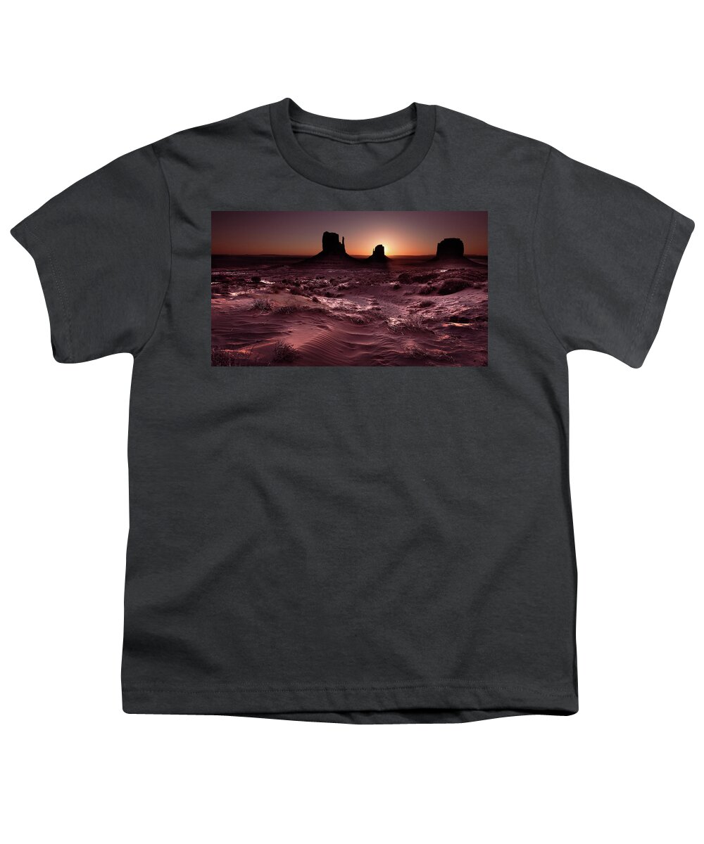 Utah Youth T-Shirt featuring the photograph Mittens at Sunrise by Mark Gomez