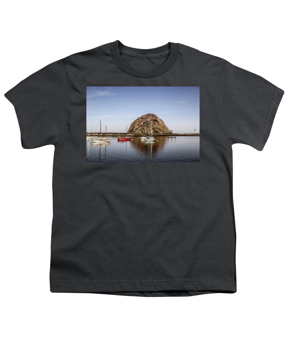 California Youth T-Shirt featuring the photograph Morro Bay by Alberto Zanoni