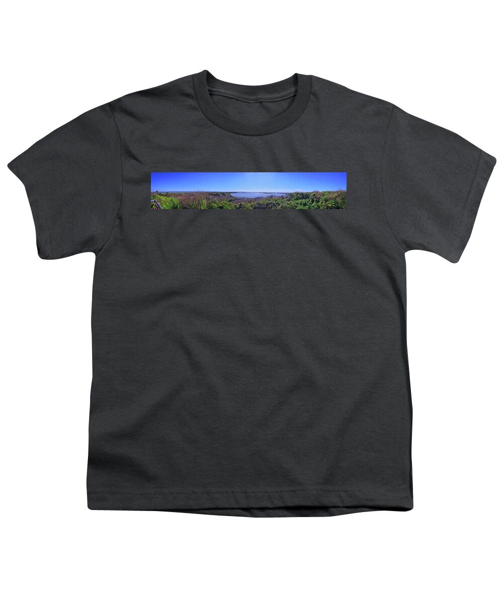 Lagoon Youth T-Shirt featuring the photograph Mosquito Lagoon Panorama by George Taylor