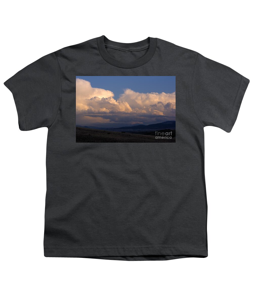 Clouds Youth T-Shirt featuring the photograph My Sky View #6 by Kae Cheatham