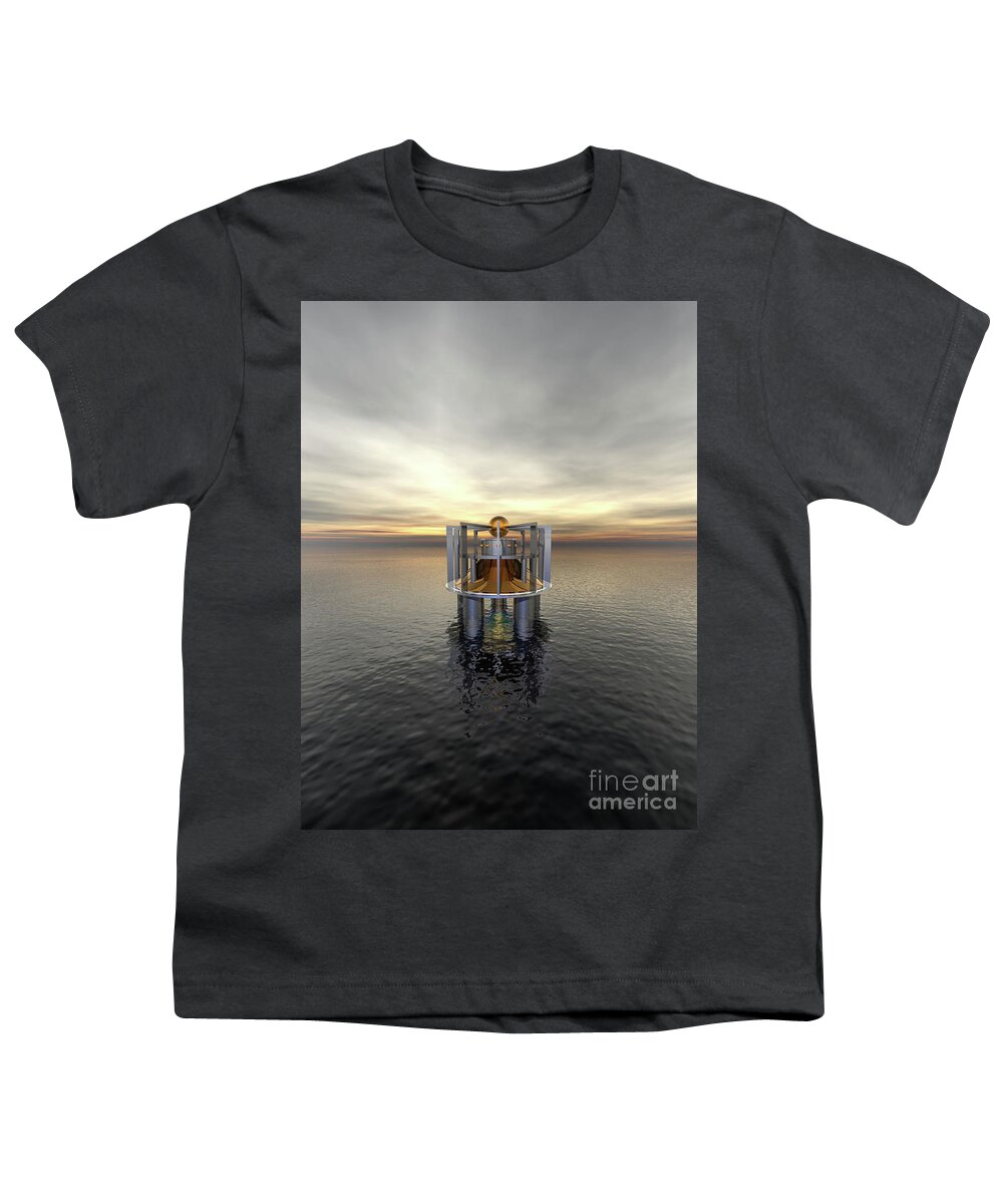 Machine Youth T-Shirt featuring the digital art Mysterious Machine by Phil Perkins