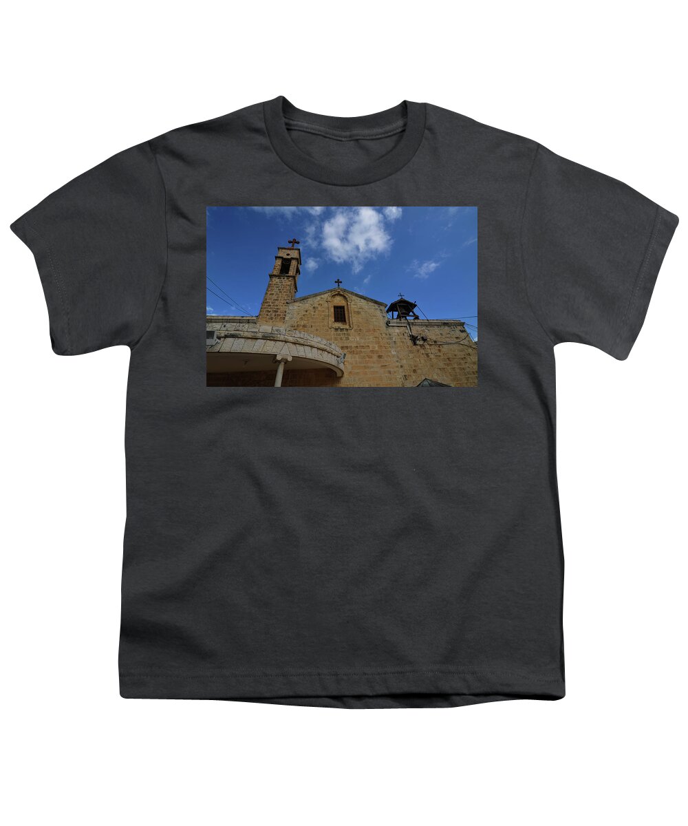 Church Youth T-Shirt featuring the photograph Nareth's St Gabriels_008 by James C Richardson