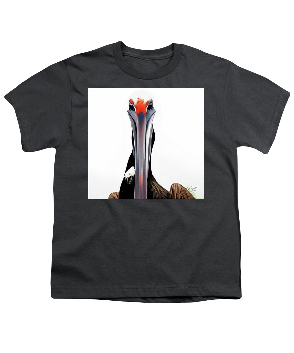 Pelican Youth T-Shirt featuring the photograph New Age by Alison Belsan Horton