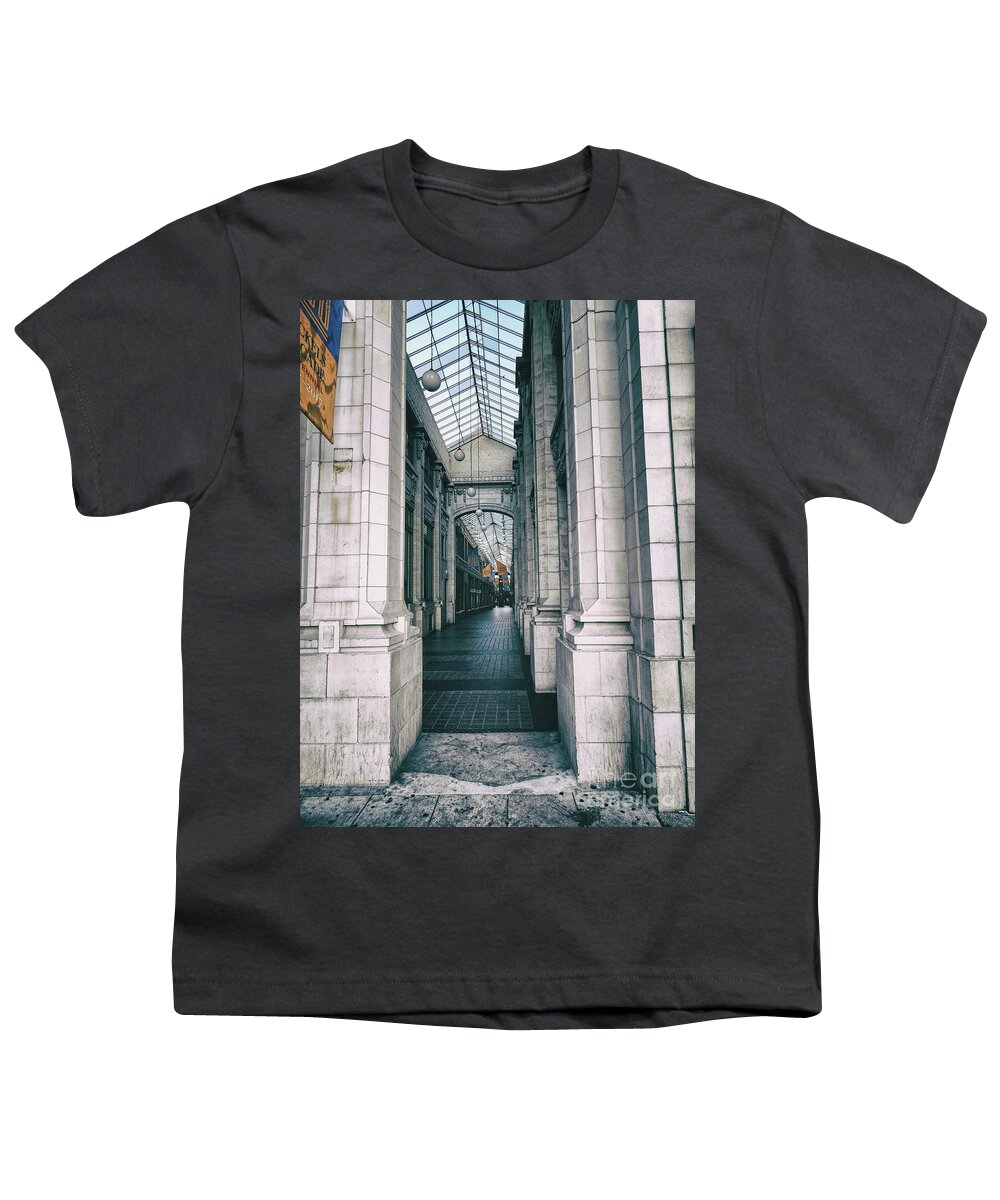Ann Arbor Youth T-Shirt featuring the photograph Nichols Arcade by Phil Perkins