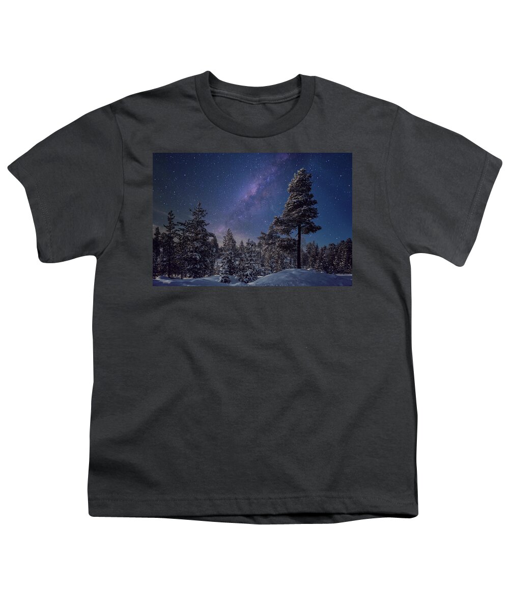 Sky Youth T-Shirt featuring the photograph Night Adventure by Philippe Sainte-Laudy
