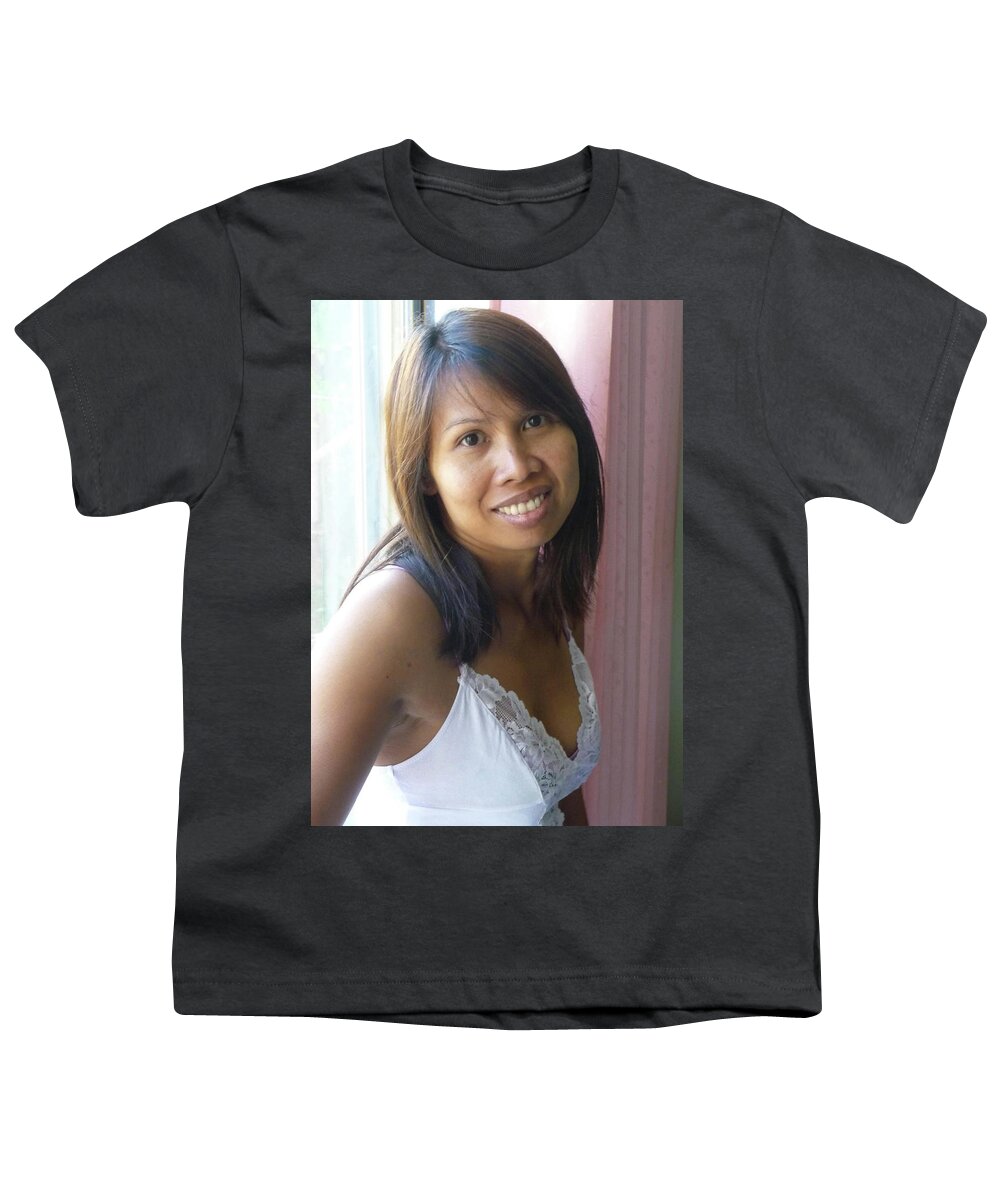 Asian Youth T-Shirt featuring the photograph Not the girl next door by Jeremy Holton