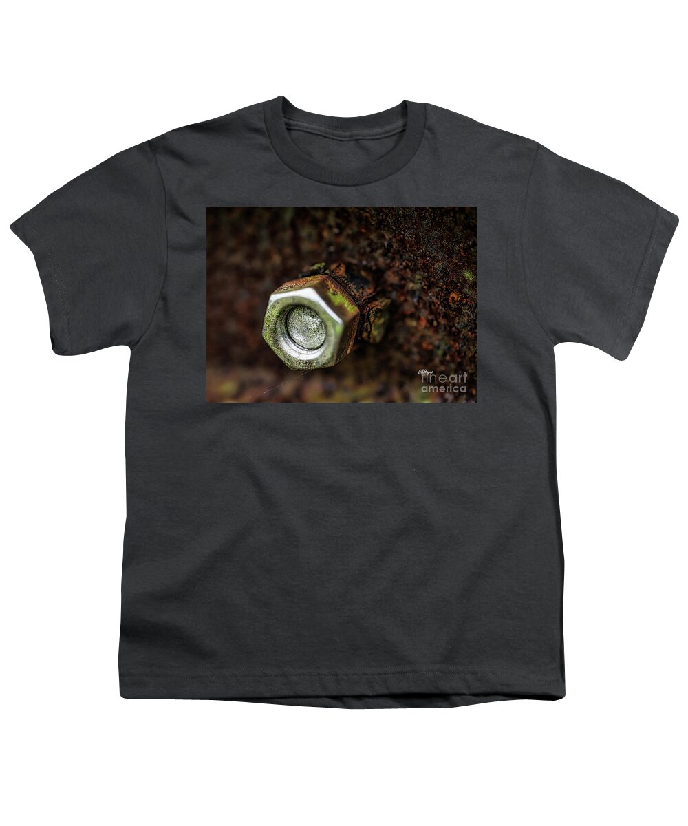 Mechanical Youth T-Shirt featuring the photograph Nut-Bolt-Rust-Lifeline by DB Hayes