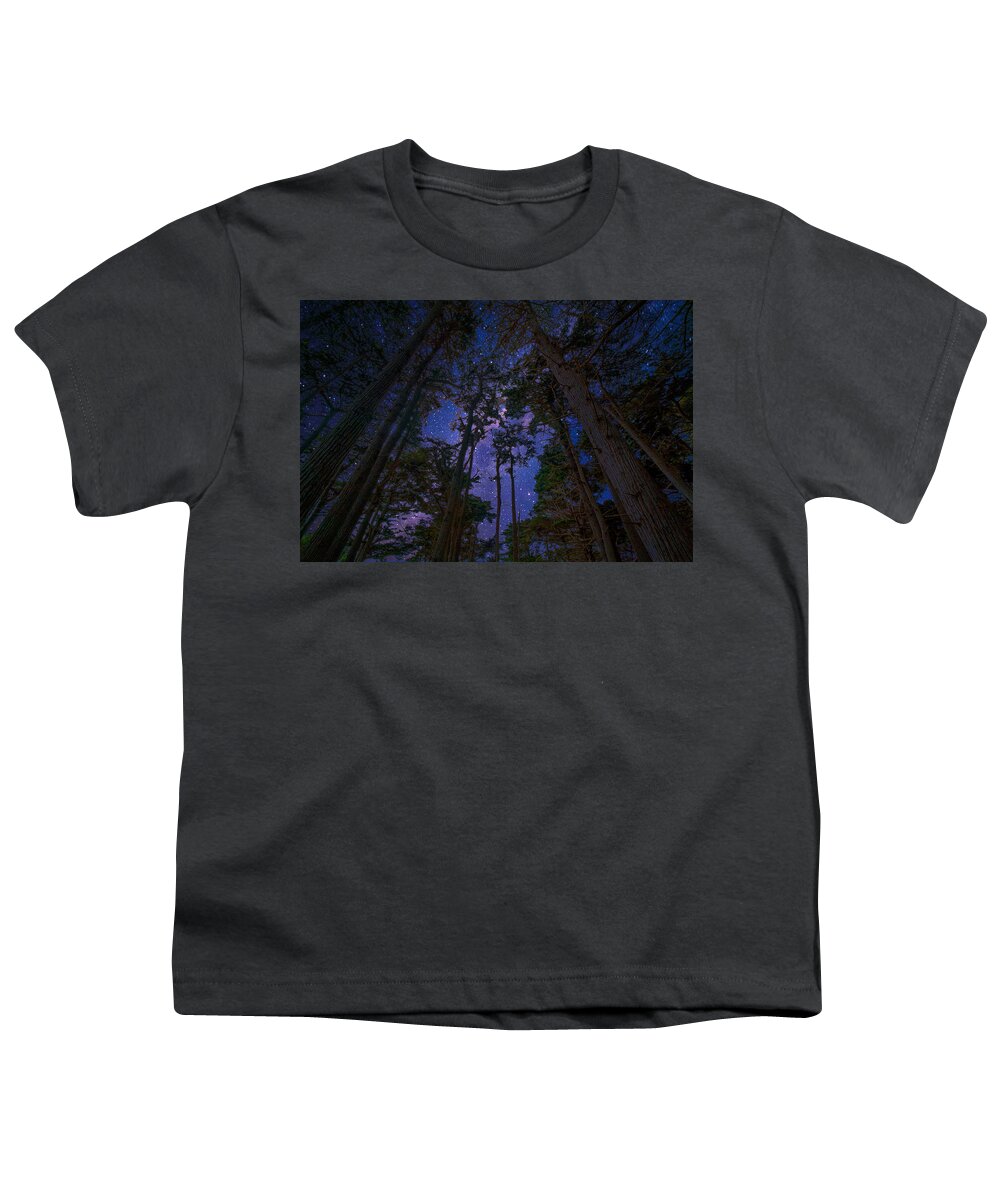 Forest Youth T-Shirt featuring the photograph On Such A Winter's Night by Derek Dean