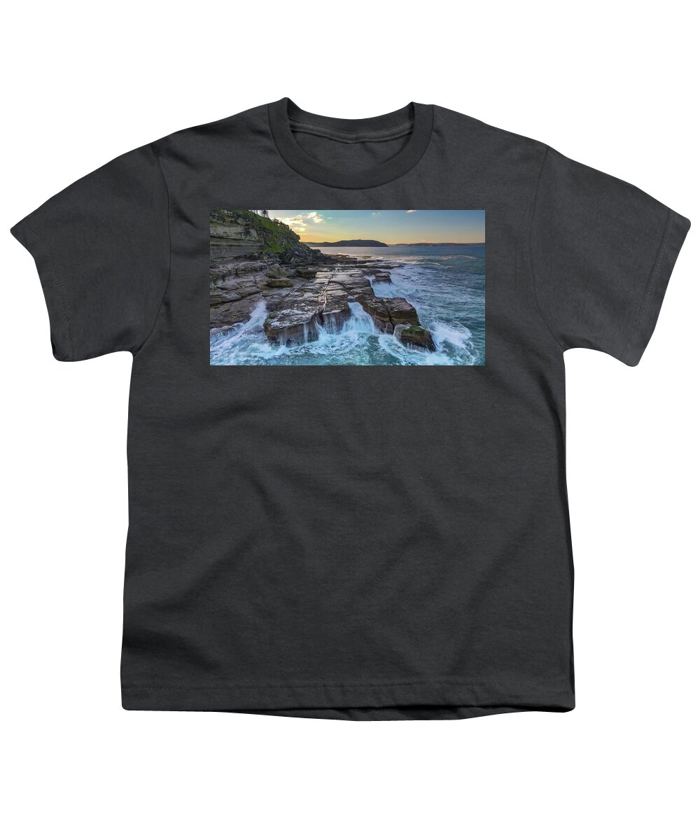 Beach Youth T-Shirt featuring the photograph Palm Beach Sunset No 2 by Andre Petrov