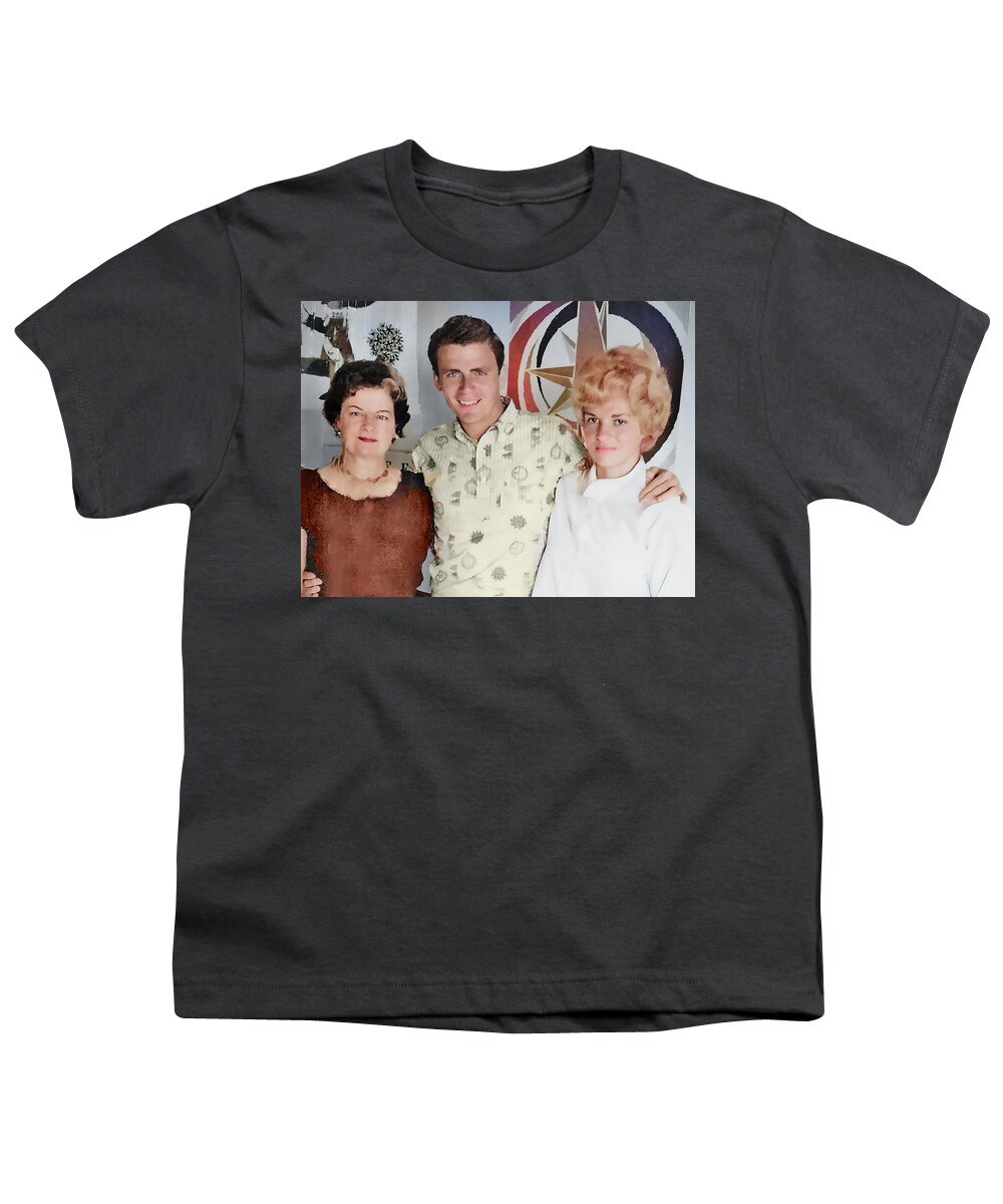 Penne Lamb Youth T-Shirt featuring the digital art Penne Meets My Mom by Chuck Staley