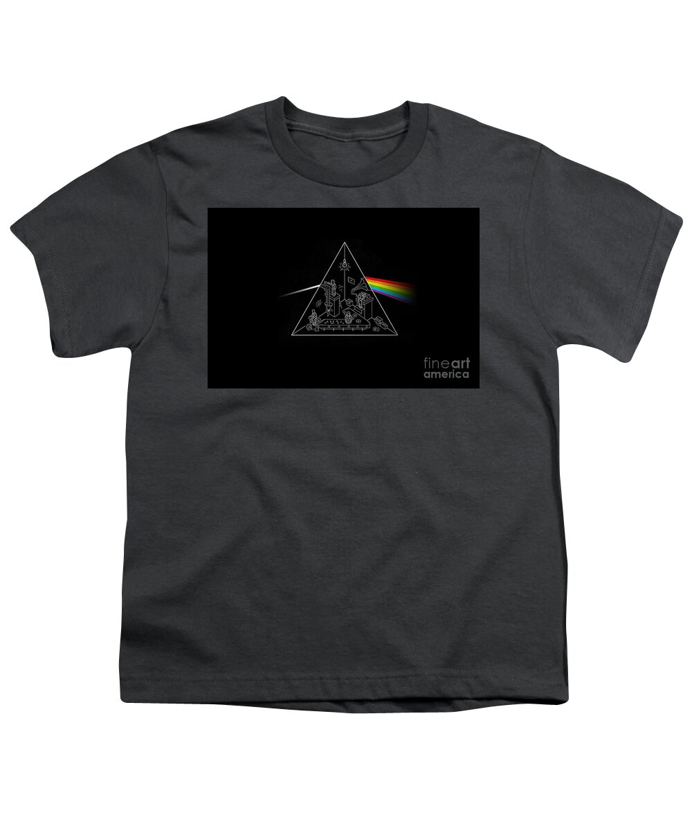 Pink Floyd Youth T-Shirt featuring the photograph Pink Floyd Album Cover by Action